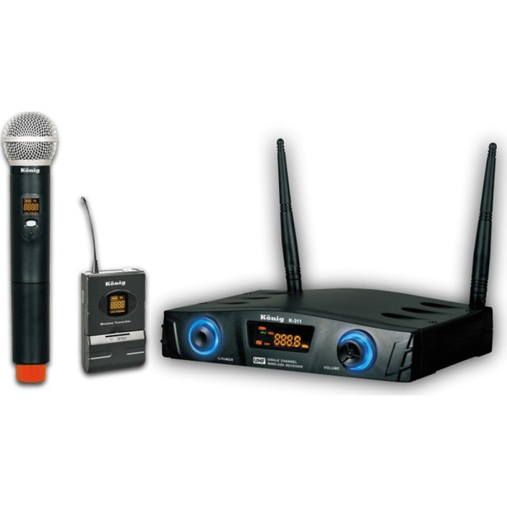 König K-312 El + Yaka 16 Kanal Uhf Telsiz Mikrofon Müzik Aletleri Fiyatı
