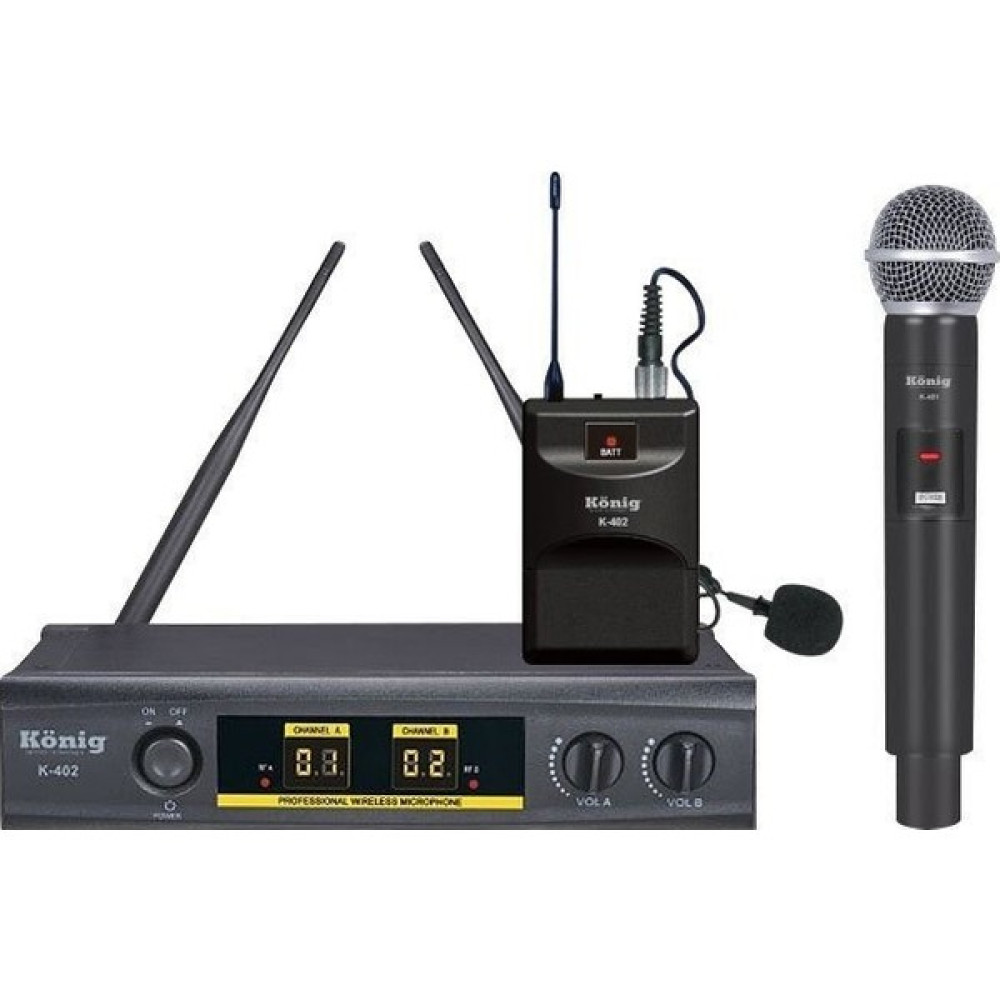 König K-402 El ve Yaka Telsiz Mikrofonu Müzik Aletleri Fiyatı