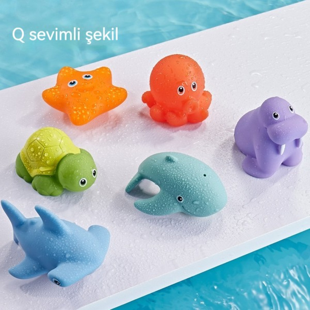 Konig Kids Bebek Banyo Oyuncakları --- Çocuk Hayvan Tutam Balık Oyuncakları-Yüzen Su Oyuncakları (Yurt Dışından) Bebek Oyuncakları Fiyatı