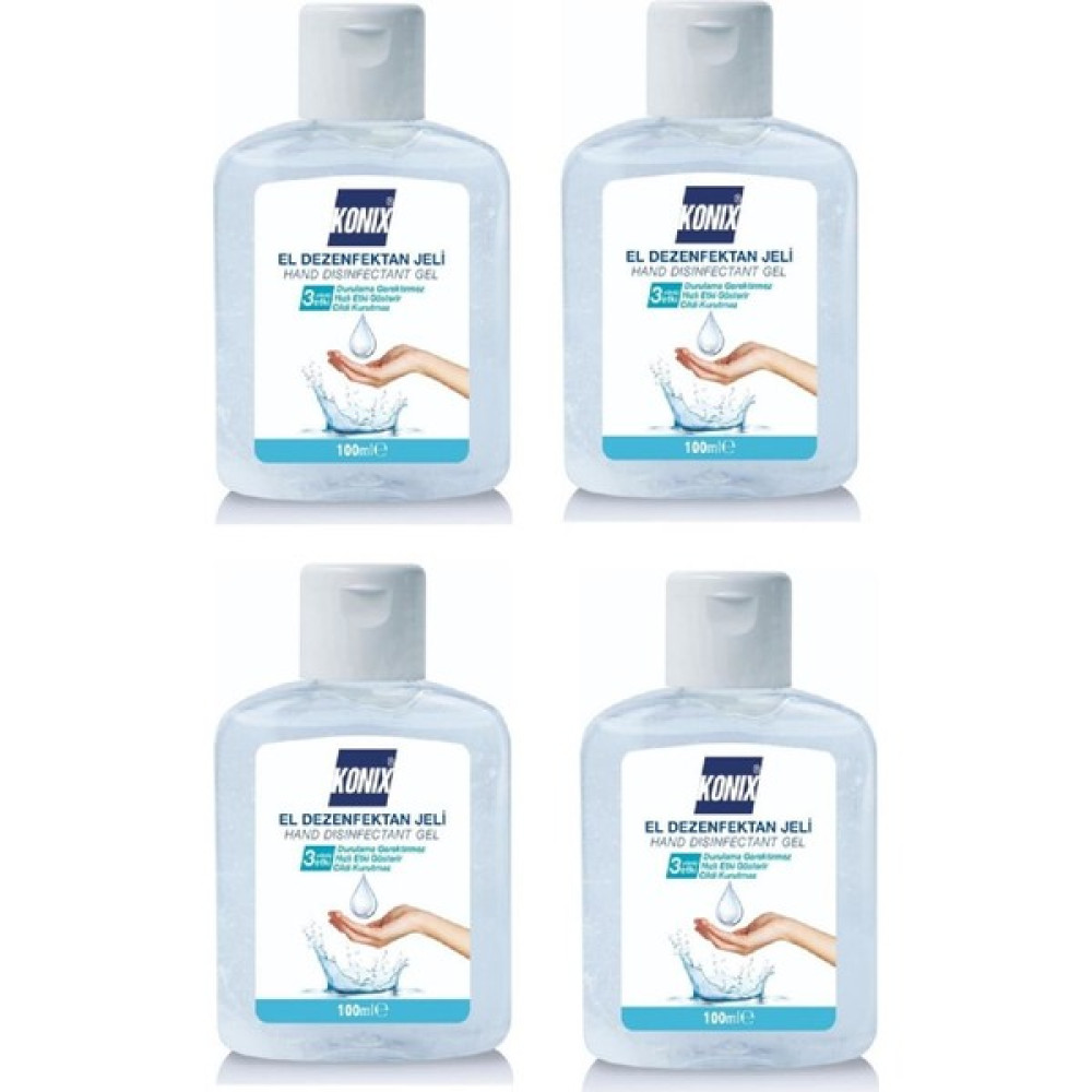 Konix El Dezenfektan Jeli 100 ml 4 Adet Oto Boyaları Fiyatı