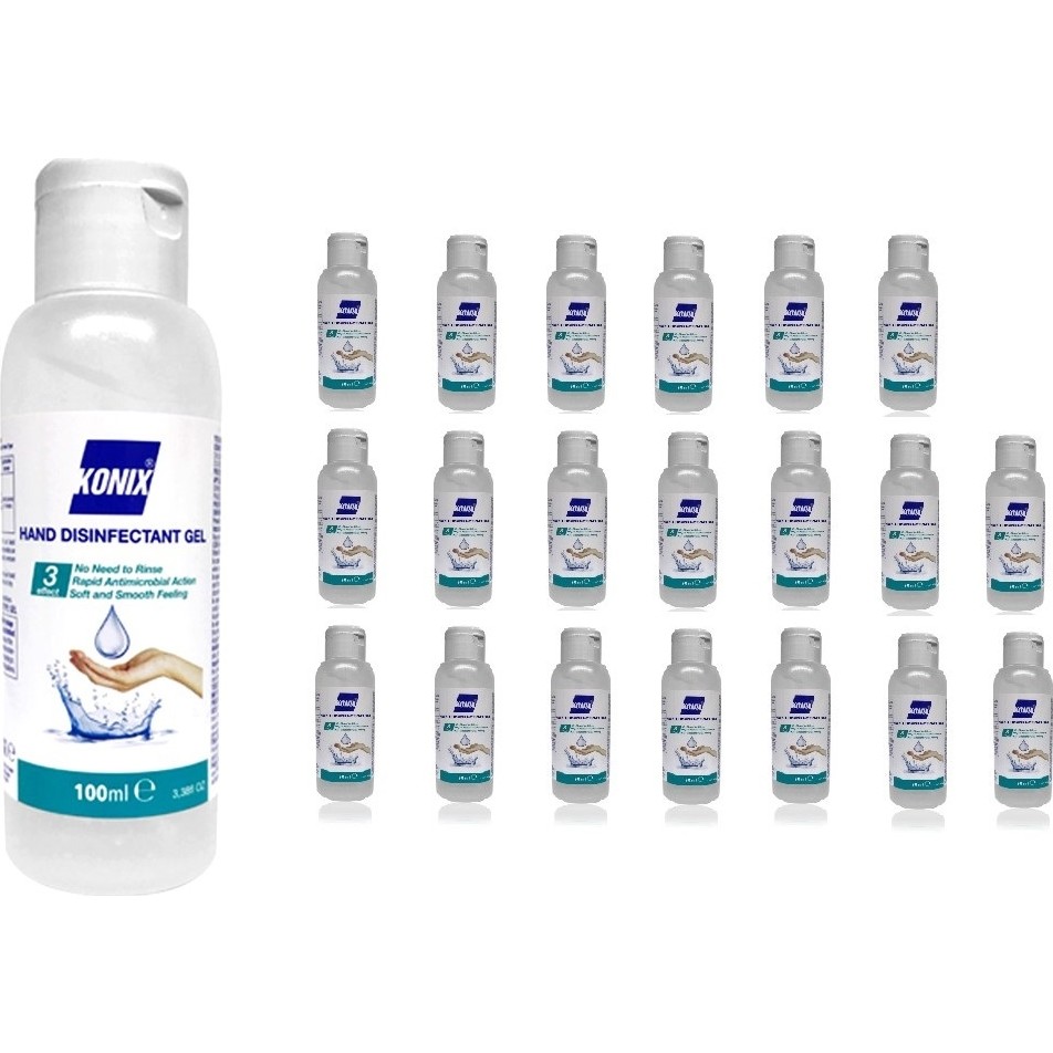 Konıx El ve Cilt Dezenfektanı Jeli 100 ml 20 Adet - 2 lt Diğer Fiyatı