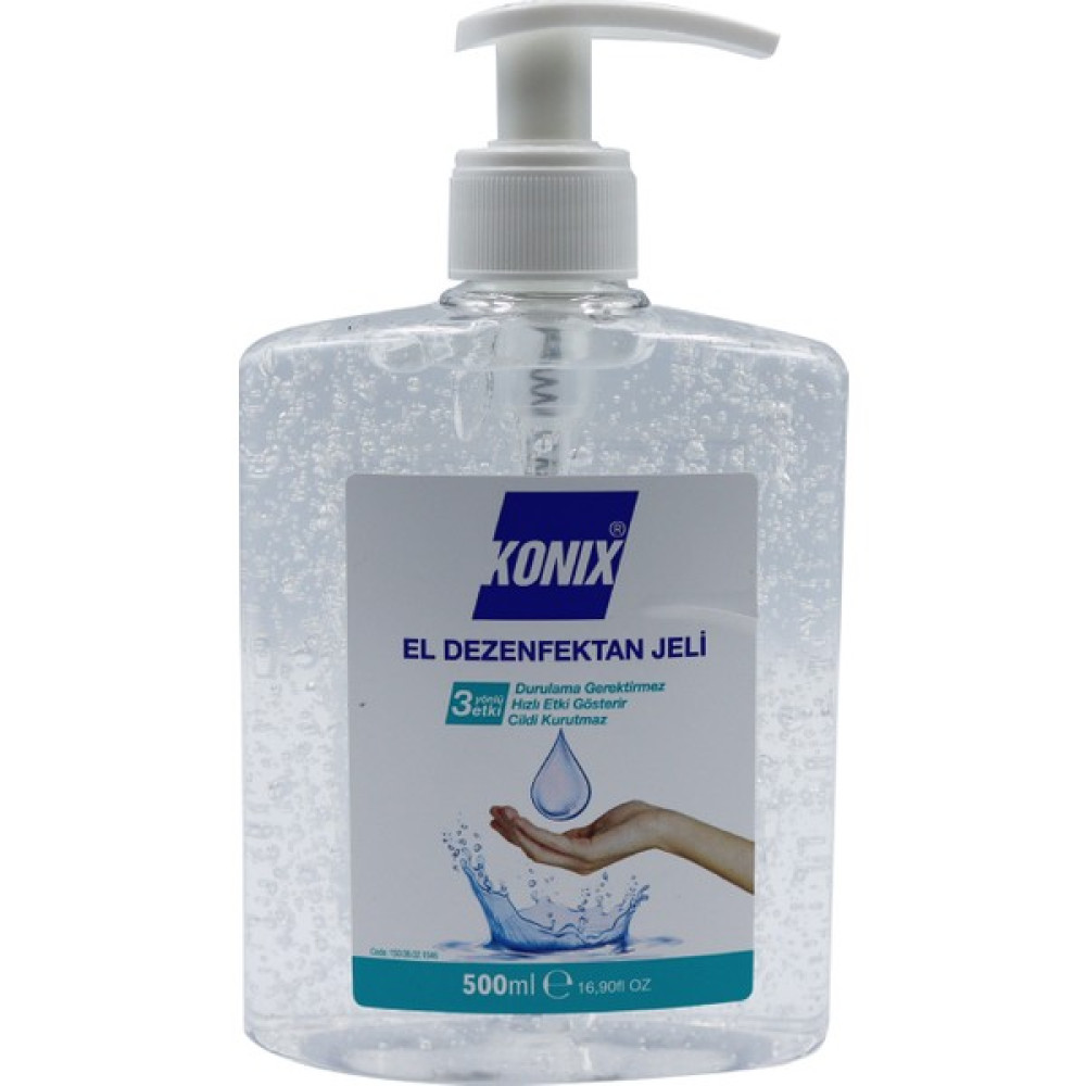 Konix Hijyenik El Temizleme Jeli 500 ml Oto Boyaları Fiyatı