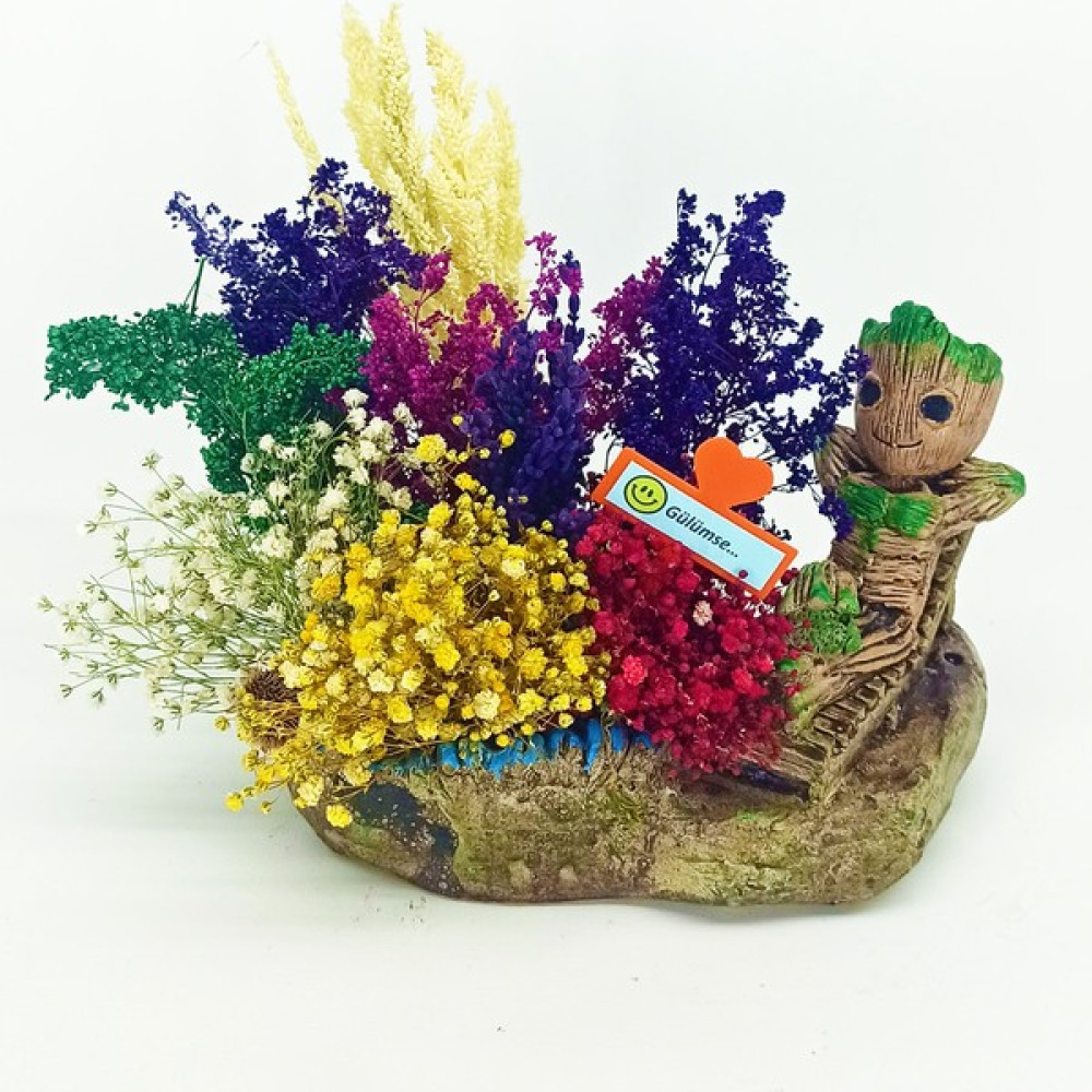 Konsepte-Ticaret I Am Groot Serisi Tatilde Kuru Bitkili - Renkli Ev & Dekorasyon Aksesuarları Fiyatı
