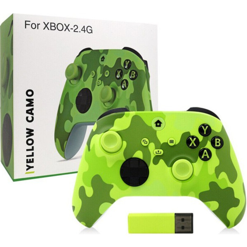Konsol Plus Xbox 9. Nesil Kablosuz Gamepad Yeşil Kamuflaj 2.4g Konsol & PC Oyunları Fiyatı