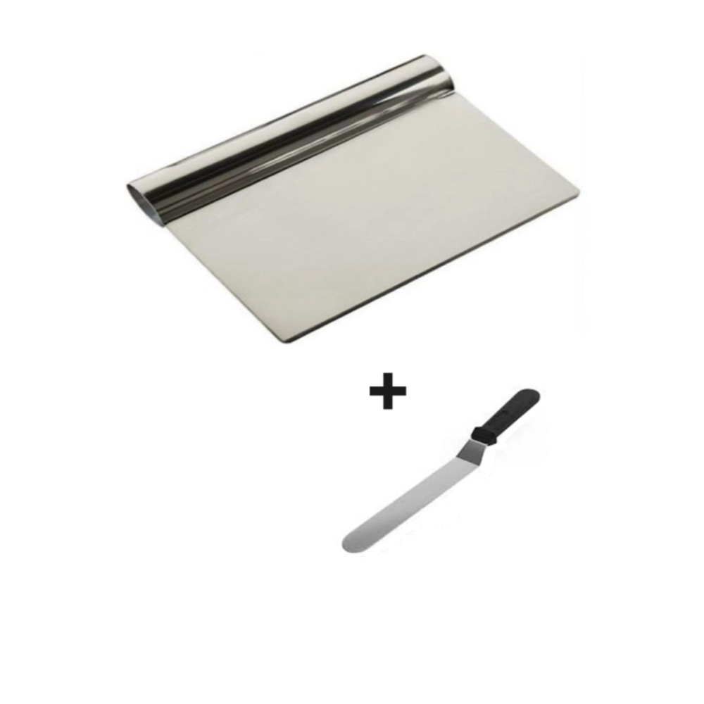 KONTEF Pasta Sıvama Spatulası + Çelik Spatula Hamur Kazıyıcı 2Lİ Mutfak Gereçleri Fiyatı