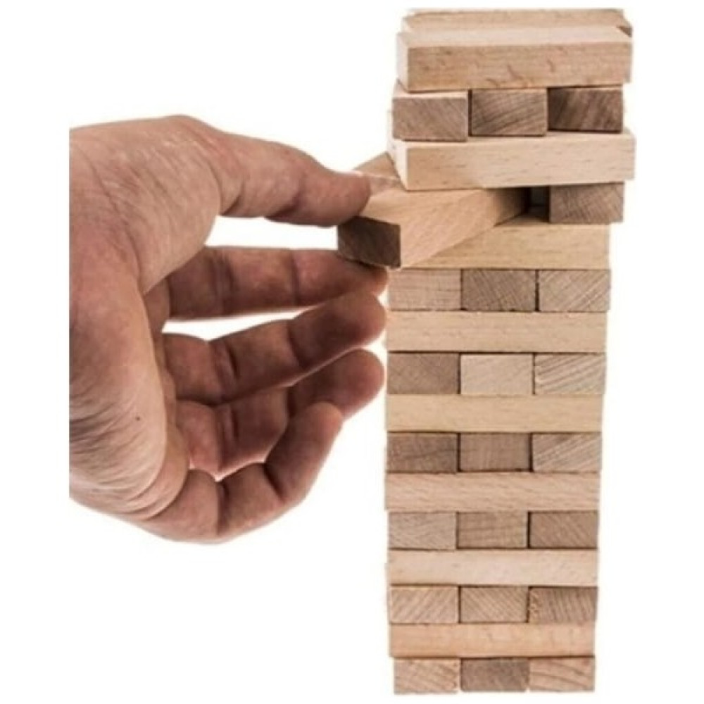 Konttes Jenga Ahşap Denge Oyunu 54 Parça Lüx Kaliteli - Sarı Oyun Takımları Fiyatı