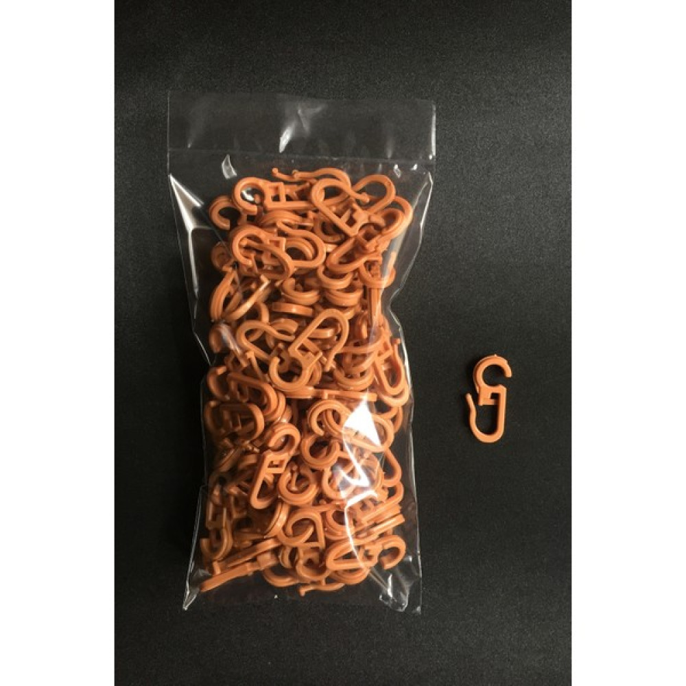 Konur Store Rustik Perde Halka Klipsi 100 Adet - Meşe Perde Aksesuarı Fiyatı