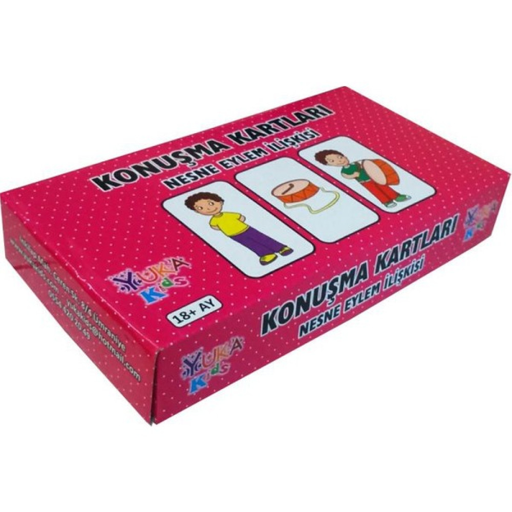 Konuşma Kartları - Nesne Eylem İlişkisi-Kolektif Okul Öncesi Eğitici & Öğretici Kitaplar Fiyatı