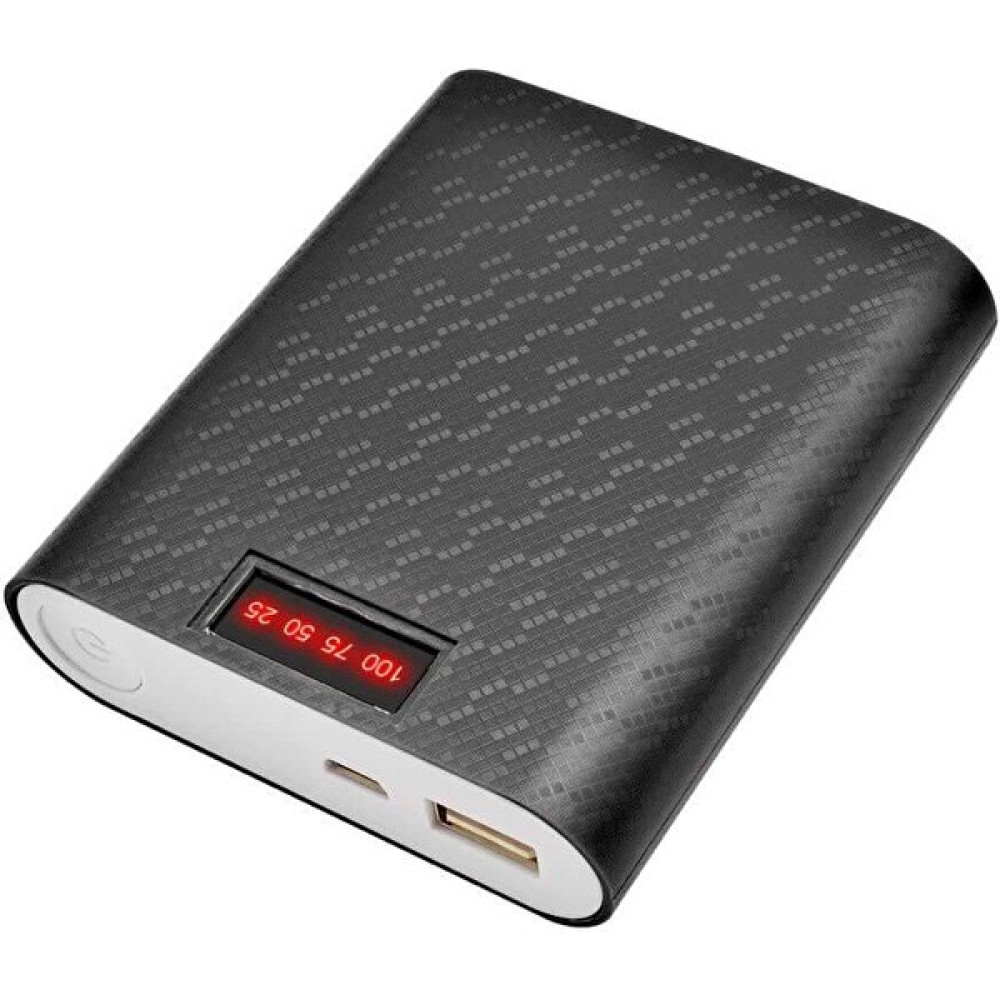 Koodmax 4X18650 Pil Uyumlu Powerbank Dıy Boş Pil Kutusu - Power Bank Şarj Göstergeli Siyah - Pilsiz Taşınabilir Şarj Cihazı - Powerbank Fiyatı