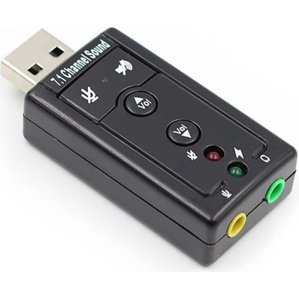 Koodmax 7.1 USB Ses Kartı Harici USB Sound Kart Virtual 3D Çevirici Ses Kartı Fiyatı