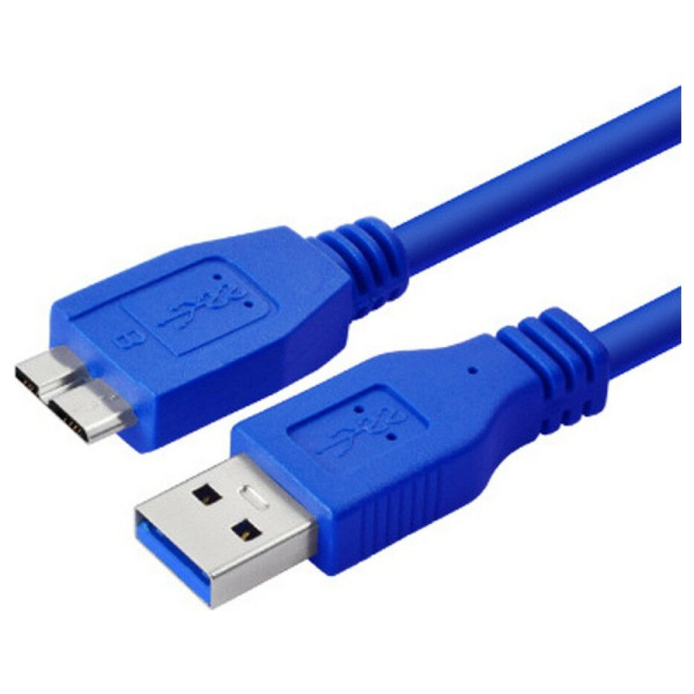 Koodmax USB 3.0 To Micro Usb-B Harici Harddisk HDD Data Kablosu 1m - Mavi - 1 mt Disk Kablosu Fiyatı