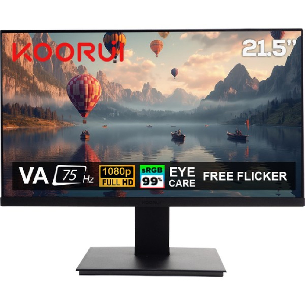 Koorui 21.5" 22N1 75Hz 6ms Va Fhd (Hdmı, Vga) Monitör Monitör Fiyatı
