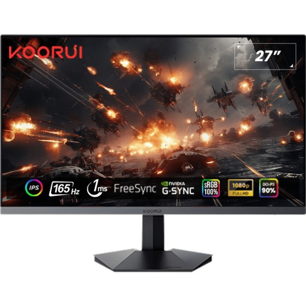 Koorui 27" GN06 165Hz 1ms IPS Fhd (Hdmı, Displayport) Gaming Monitör Monitör Fiyatı