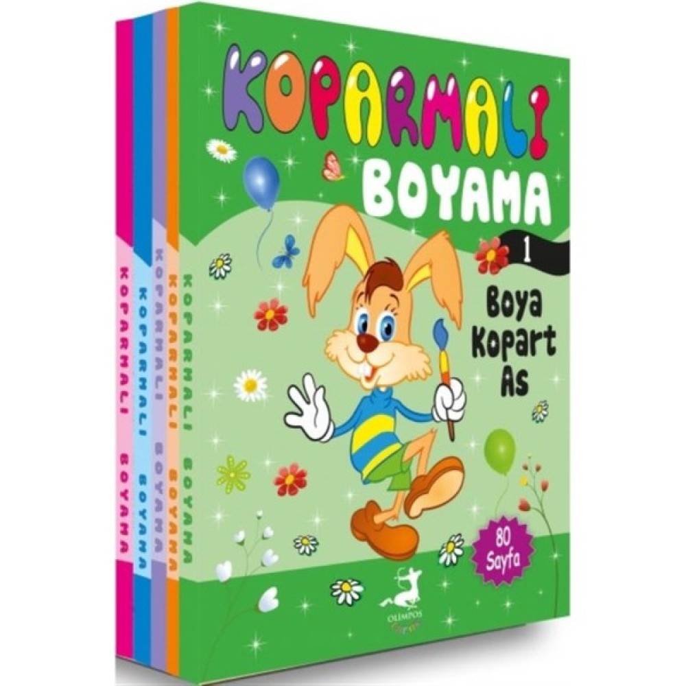 Koparmalı Boyama Set 1 (5 Kitap Takım) Aktivite & Eğitici Kitaplar Fiyatı