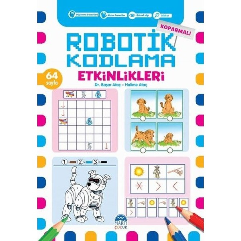 Koparmalı Robotik Kodlama Etkinlikleri - 4 Zeka Geliştirici Kitaplar Fiyatı
