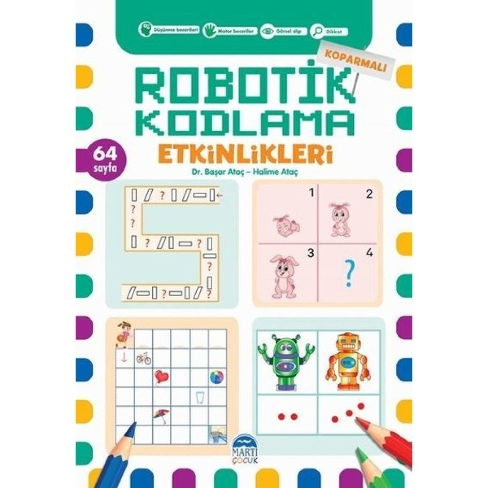 Koparmalı Robotik Kodlama Etkinlikleri - 6 Zeka Geliştirici Kitaplar Fiyatı