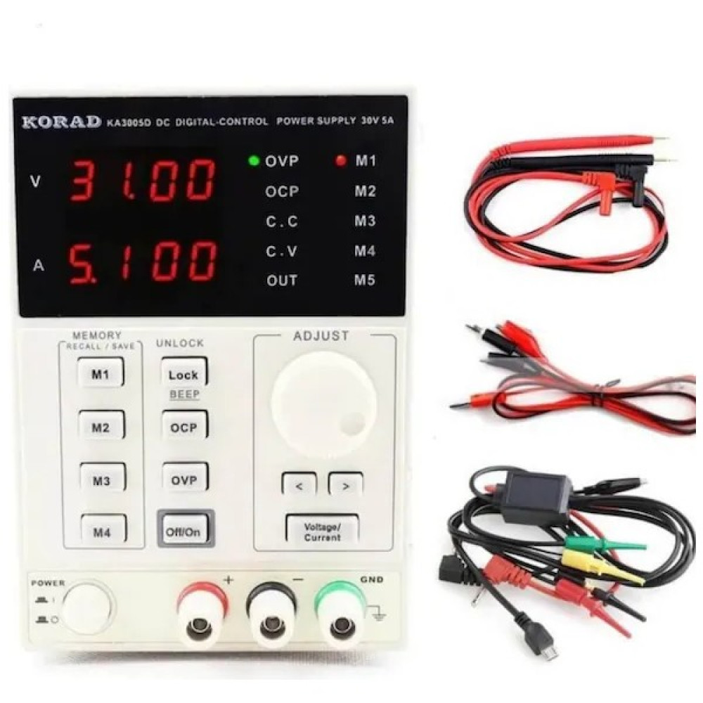 Korad KA3005D Psu Dc Güç Kaynağı 30V 5A Kablolar Dahil Power Supply Fiyatı