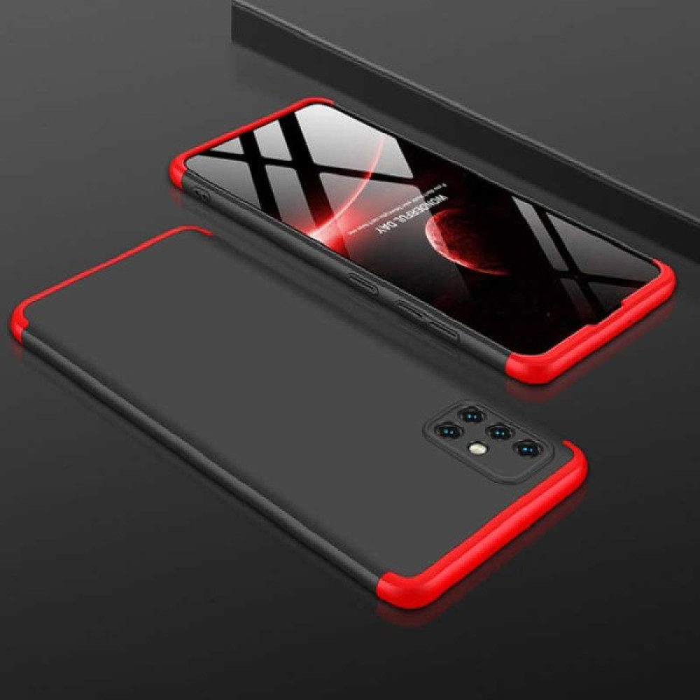 Koralstore Galaxy A51 Kılıf Zore Ays Kapak - Siyah - Kırmızı Cep Telefonu Kılıfı Fiyatı