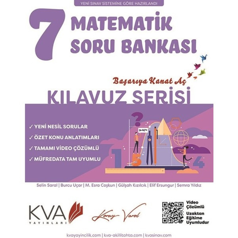 Koray Varol Akademi 7.sınıf Kılavuz Serisi Matematik Soru Bankası Matematik Fiyatı