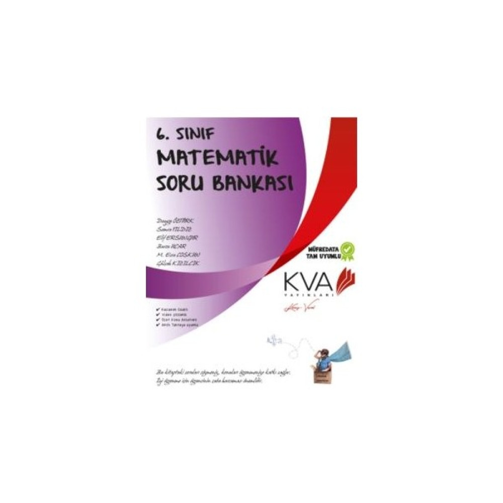 Koray Varol Akademi KVA 6. Sınıf Matematik Soru Bankası Matematik Fiyatı