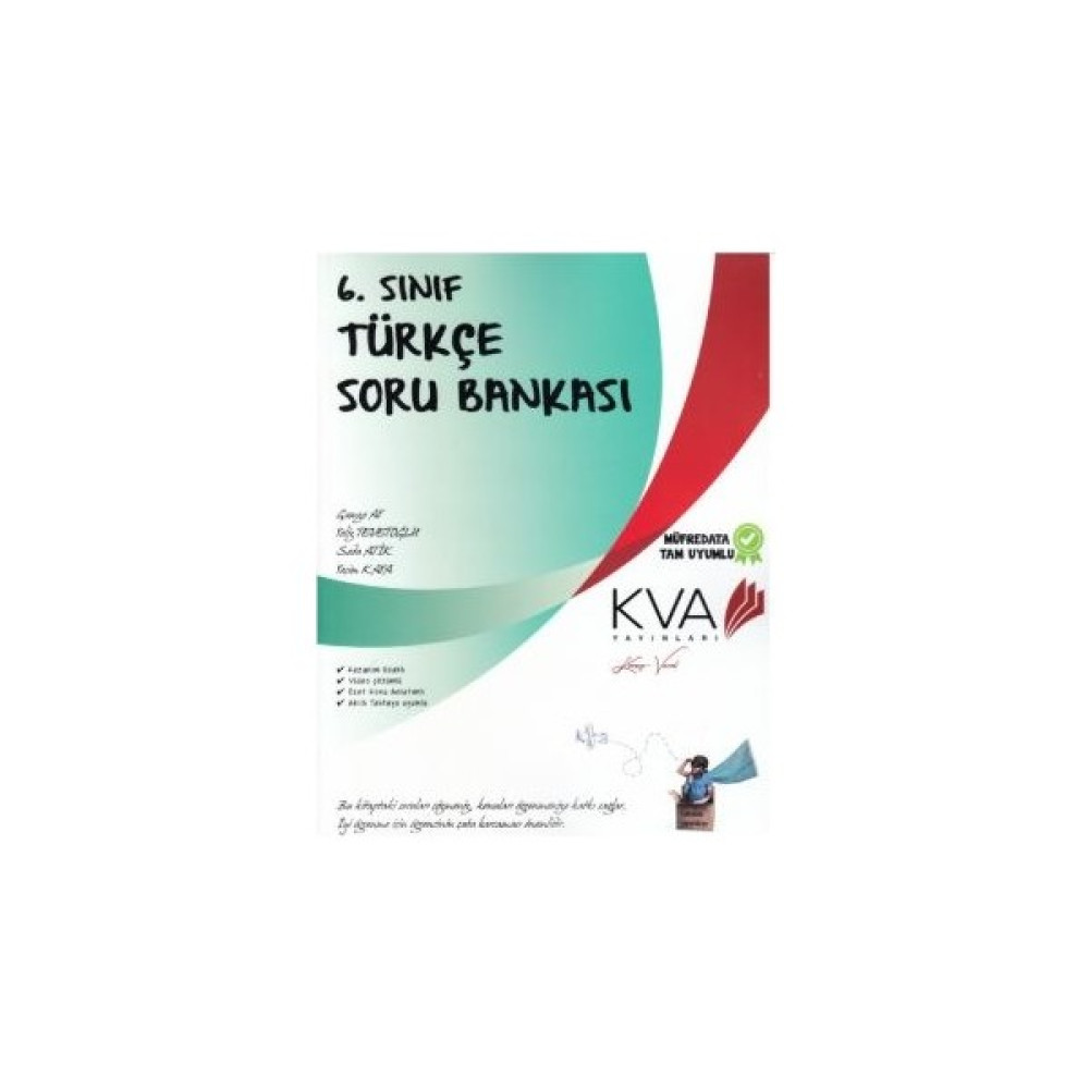 Koray Varol Akademi KVA 6. Sınıf Türkçe Soru Bankası Türkçe Fiyatı