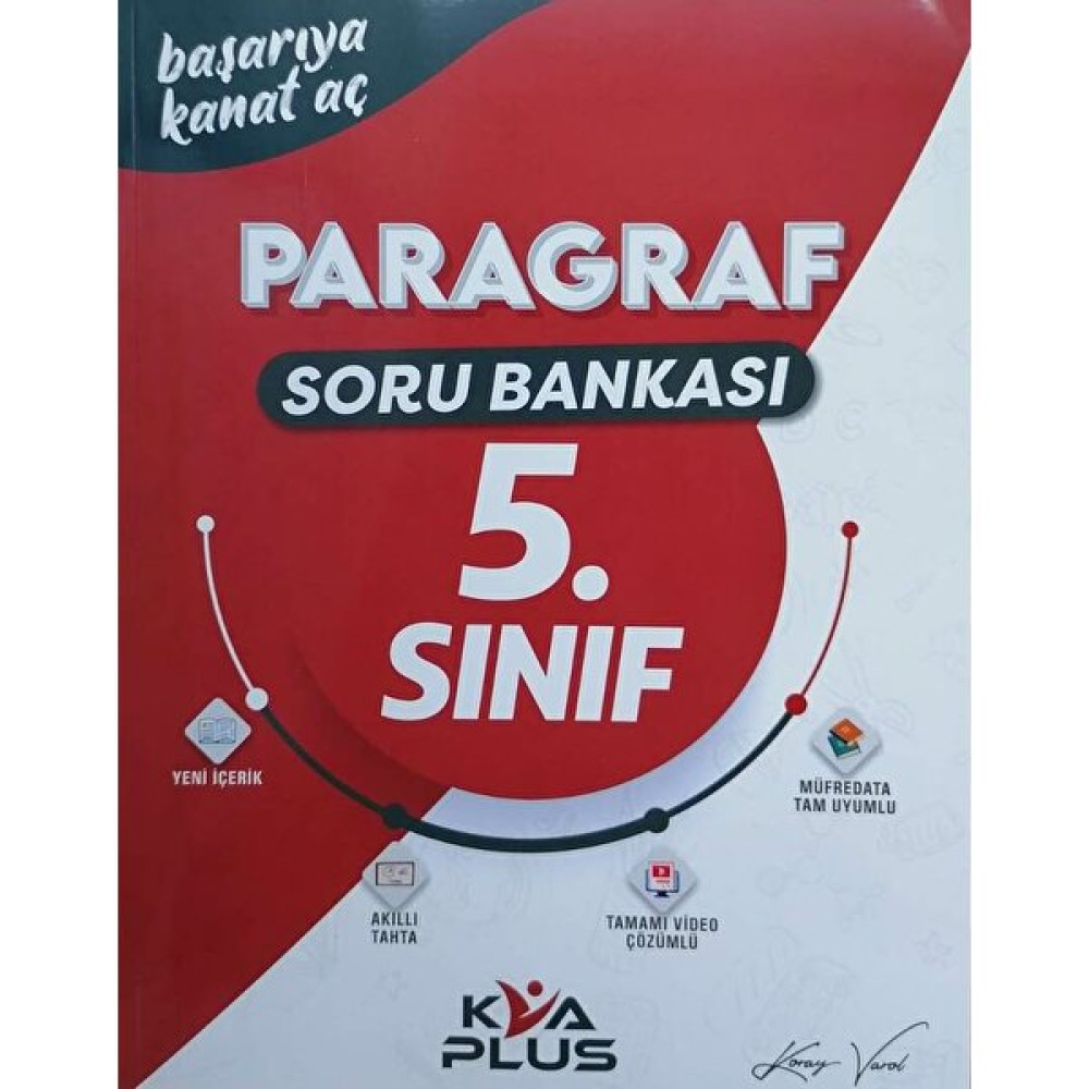 Koray Varol Akademi Kva Plus 5. Sınıf Paragraf Soru Bankası - Kvp Tüm Dersler Fiyatı