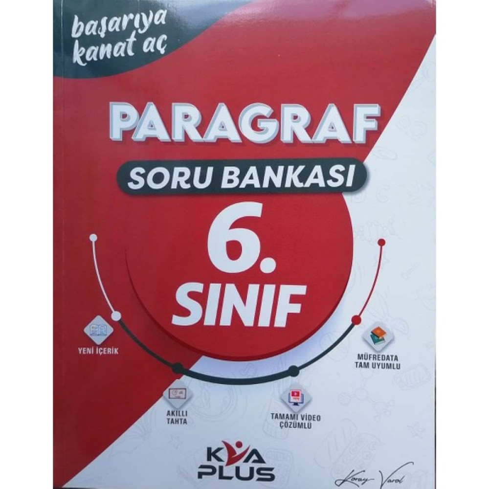 Koray Varol Akademi Kva Plus 6. Sınıf Paragraf Soru Bankası - Kvp Tüm Dersler Fiyatı