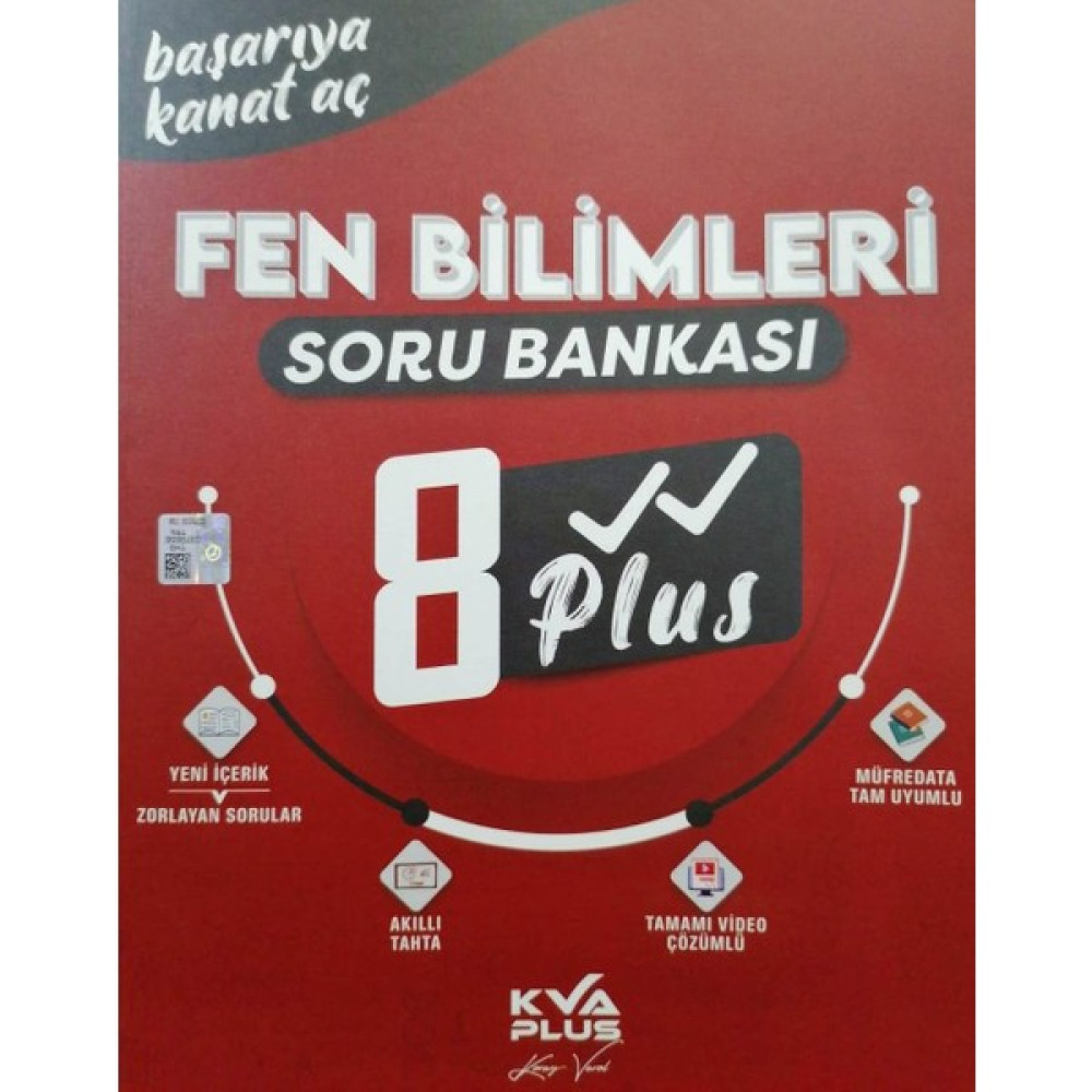 Koray Varol Akademi KVA Plus 8. Sınıf LGS Fen Bilimleri Soru Bankası Kaynak Kitapları Fiyatı