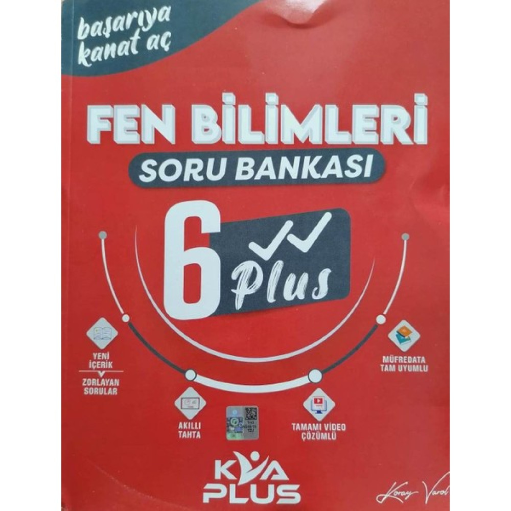 Koray Varol Akademi Plus 6. Sınıf Fen Bilimleri Soru Bankası Kırmızı Seri Tüm Dersler Fiyatı