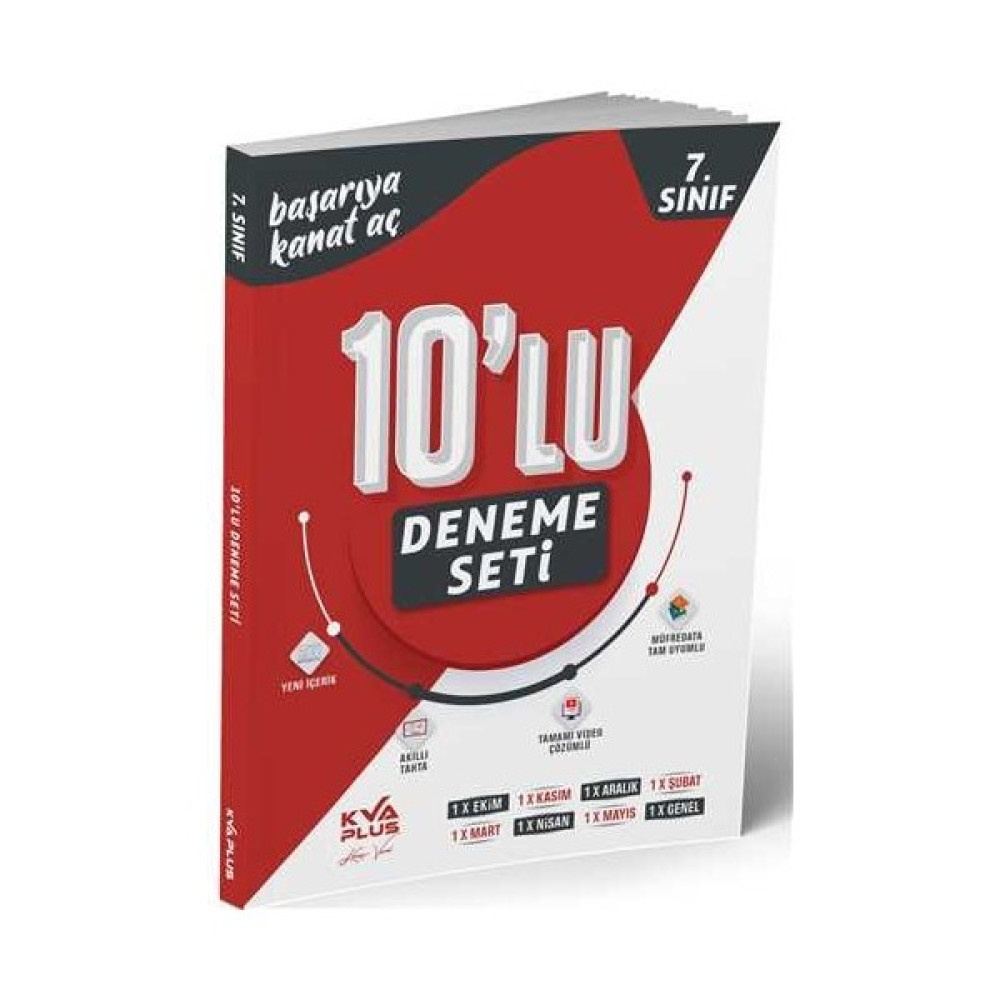 Koray Varol Akademi Plus 7. Sınıf 8'li Deneme Seti Kaynak Kitapları Fiyatı