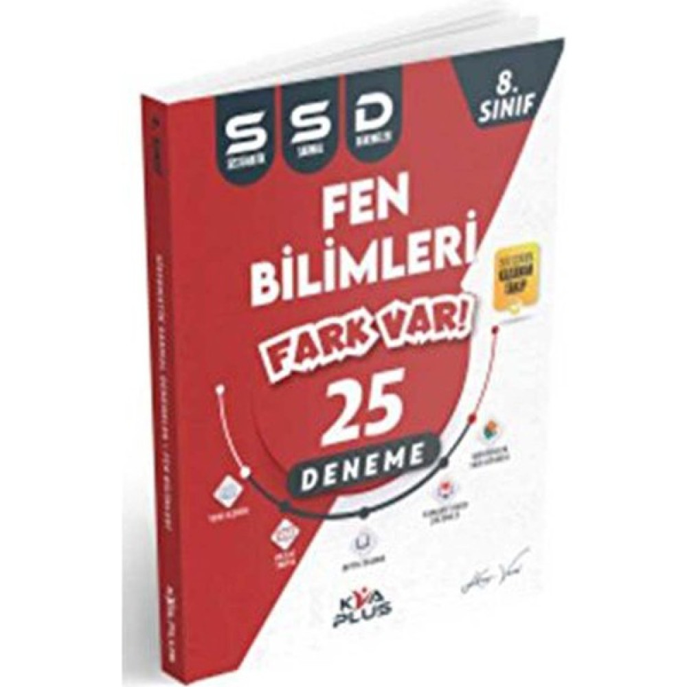 Koray Varol Akademi Yayınları 8. Sınıf / Lgs Fen Bilimleri 25 Sistematik Sarmal Deneme Kaynak Kitapları Fiyatı