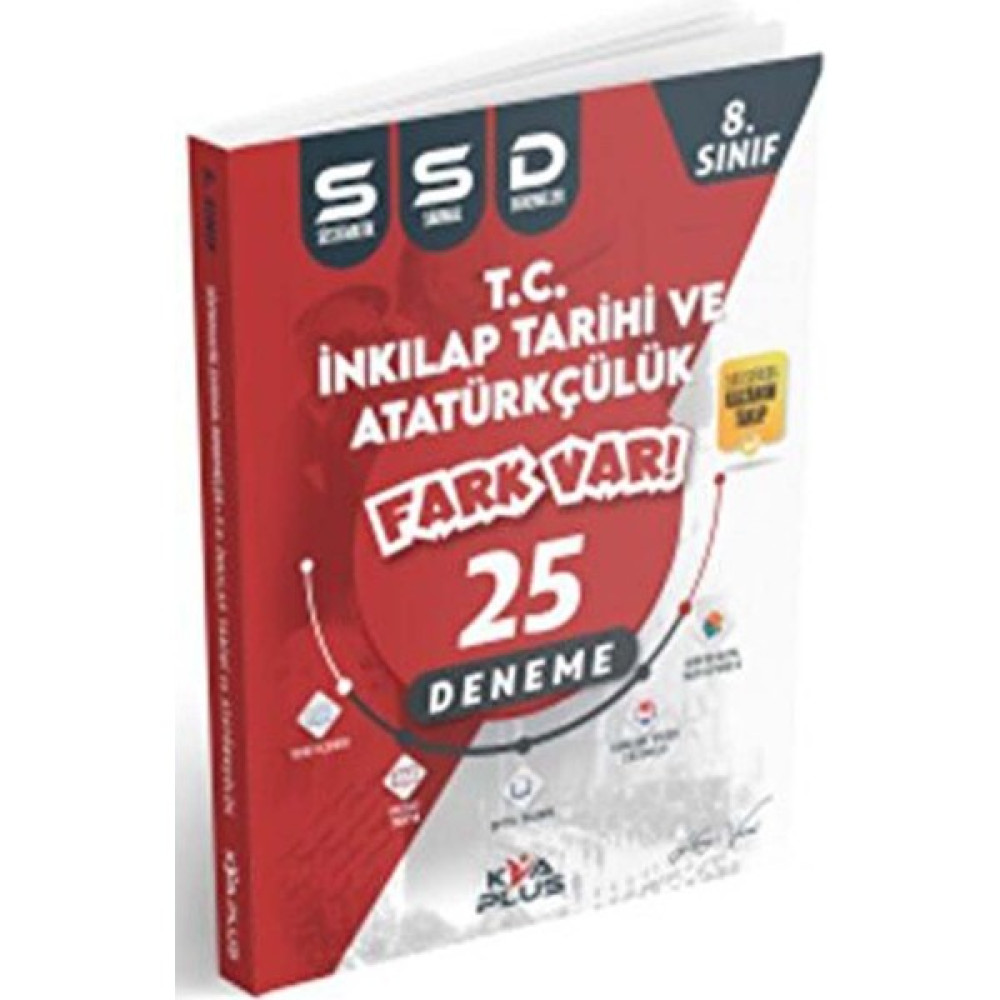 Koray Varol Akademi Yayınları 8. Sınıf / Lgs Inkılap Tarihi ve Atatürkçülük 25 Sistematik Sarmal Deneme Kaynak Kitapları Fiyatı