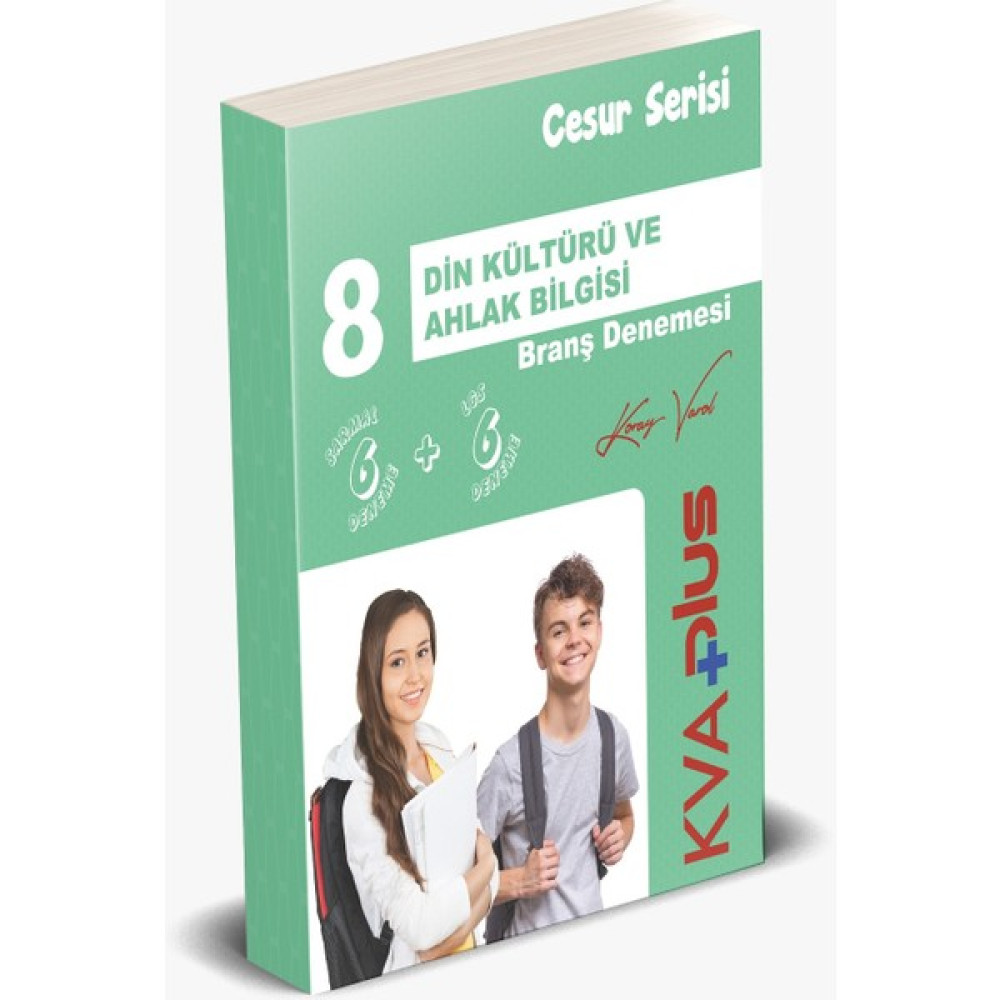 Koray Varol +Plus Cesur Serisi Din Kültürü ve Ahlak Bilgisi Branş Denemesi (6 Sarmal + 6 Genel Deneme) Kaynak Kitapları Fiyatı