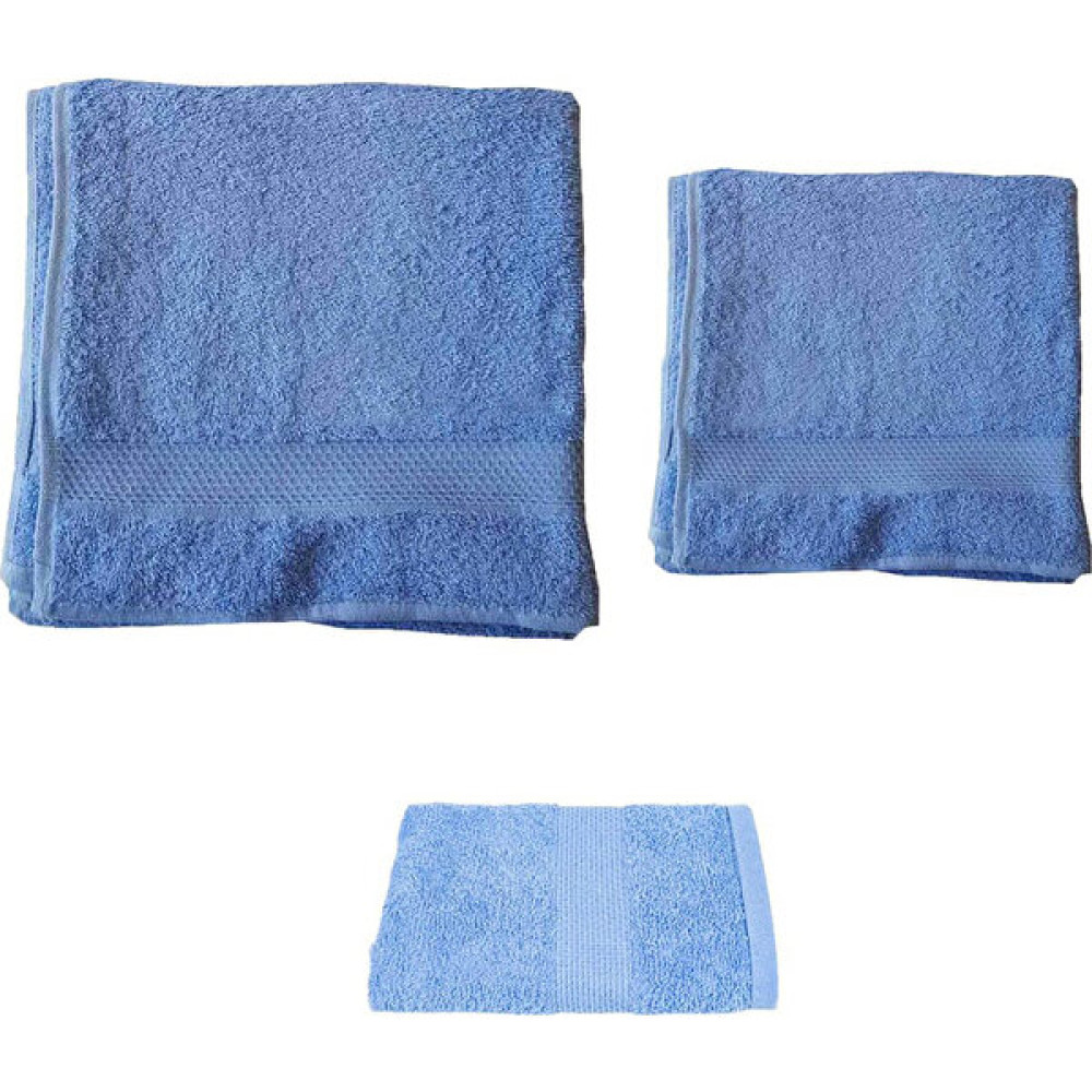 Kordak Asker Kolisi 3'lü Mavi Banyo & El & Traş Havlusu Seti - 50 x 90 cm El / Yüz Havlusu Fiyatı