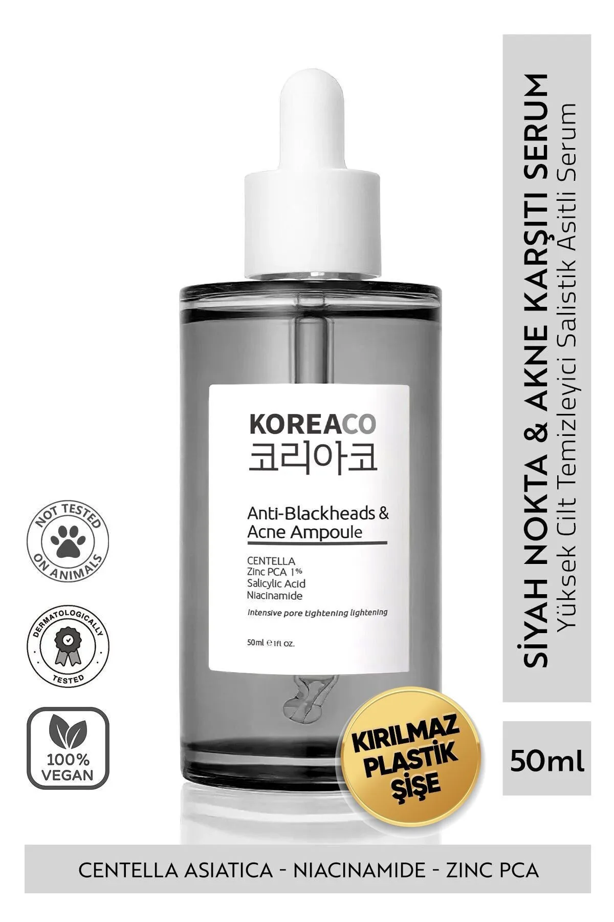 KOREACO Anti-Blackheads Acne Ampoule Siyah Nokta ve Akne Ampulü" Cilt ve Yüz Bakımı Fiyatı