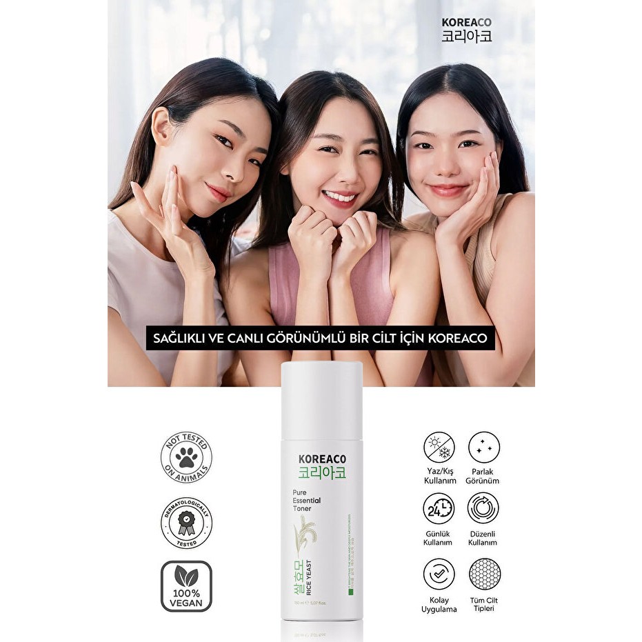 Koreaco Pirinç Mayası Toniği 150 ml , Aydınlatıcı , Lekekarşıtı , Parlatıcı Bulaşık Yıkama Fiyatı