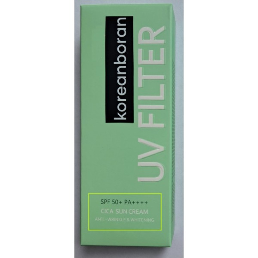 Koreanboran Uv Filter Cica Sun Güneş Kremi - Yatıştırıcı Centella Hibrid Spf 50+ Pa++++ 50 ml Güneş Sonrası Kremler ve Losyonları Fiyatı