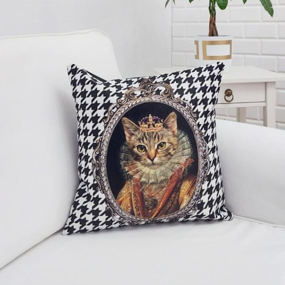 Körfez Kırlent Sevimli Hayvan Figür Baskılı Kırlent Kılıfı 43X43CM - 43 x 43 cm - Renkli Kırlent / Mobilya Yastığı Fiyatı
