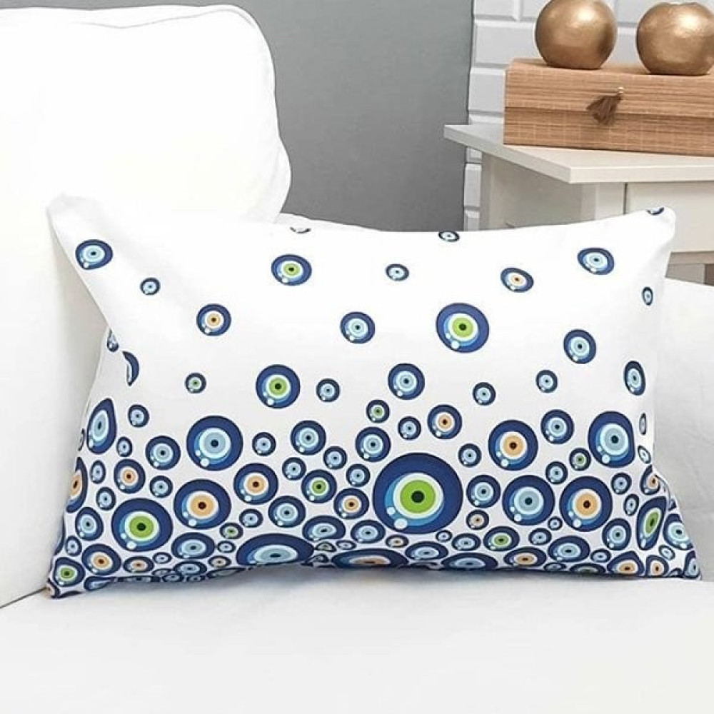 Körfez Kırlent Yaz Temalı Dikdörtgen Kırlent Kılıfı - 43 x 43 cm - Renkli Kırlent / Mobilya Yastığı Fiyatı