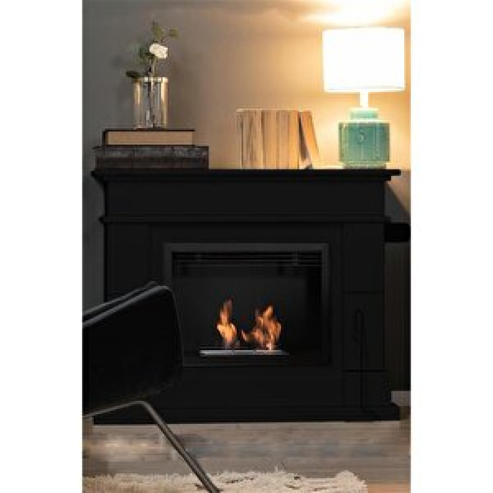 Korflame Legno Siyah Bacasız Şömine | Dumansız | Rehome Isıtma & Soğutma Fiyatı