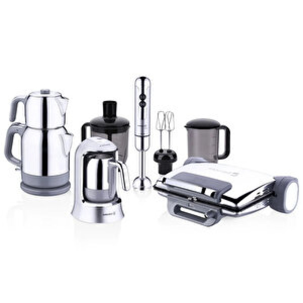 Korkmaz A1827 Inox 14 Parça Elektro Set Tost Makineleri Fiyatı
