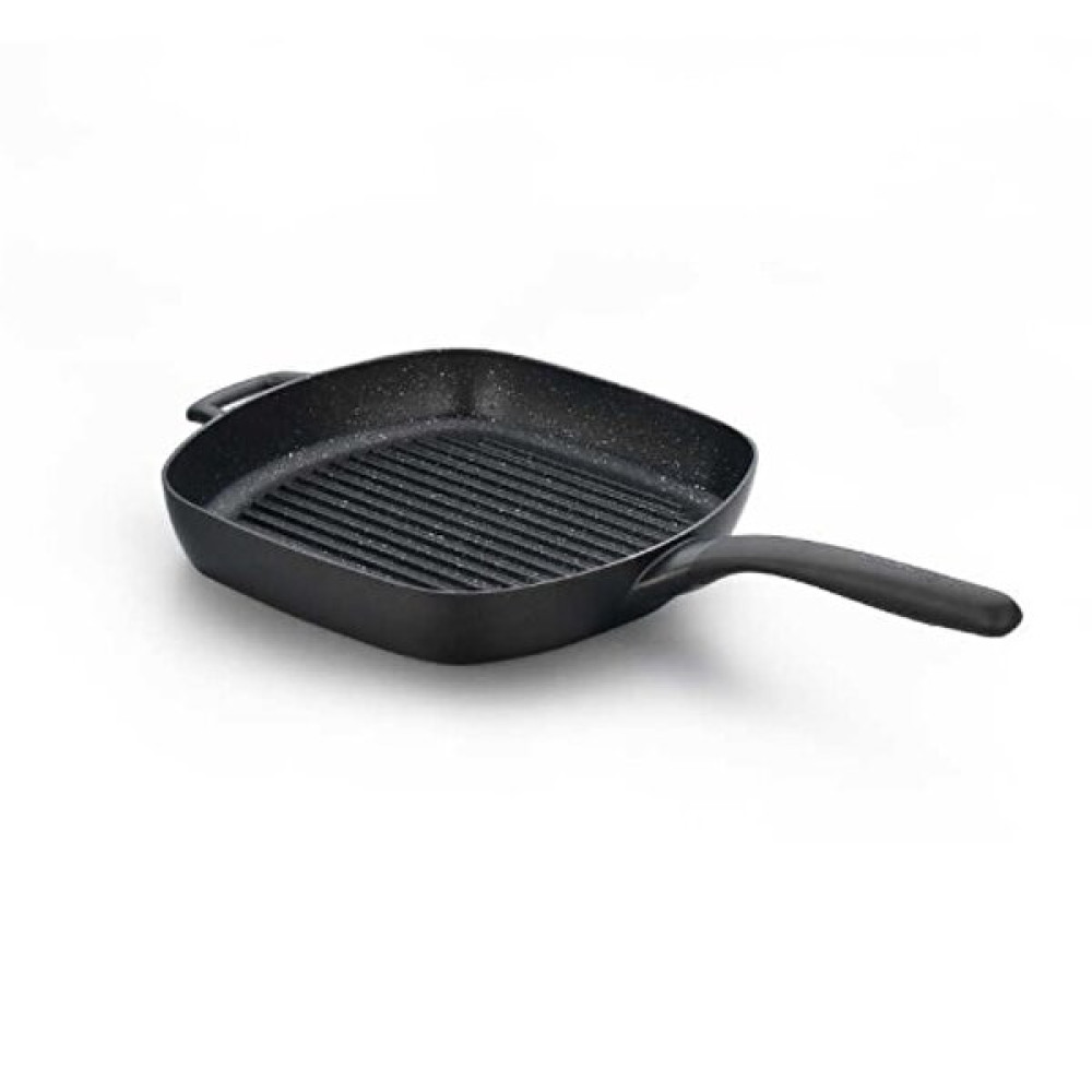 Korkmaz Gusto Volkanit 28x28 CM Kare Grill Tava A1373 Tavalar Fiyatı