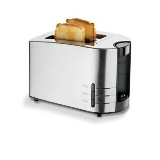 Korkmaz Toasty A414 1000 W 2 Dilim Hazneli Ekmek Kızartma Makinesi Gümüş