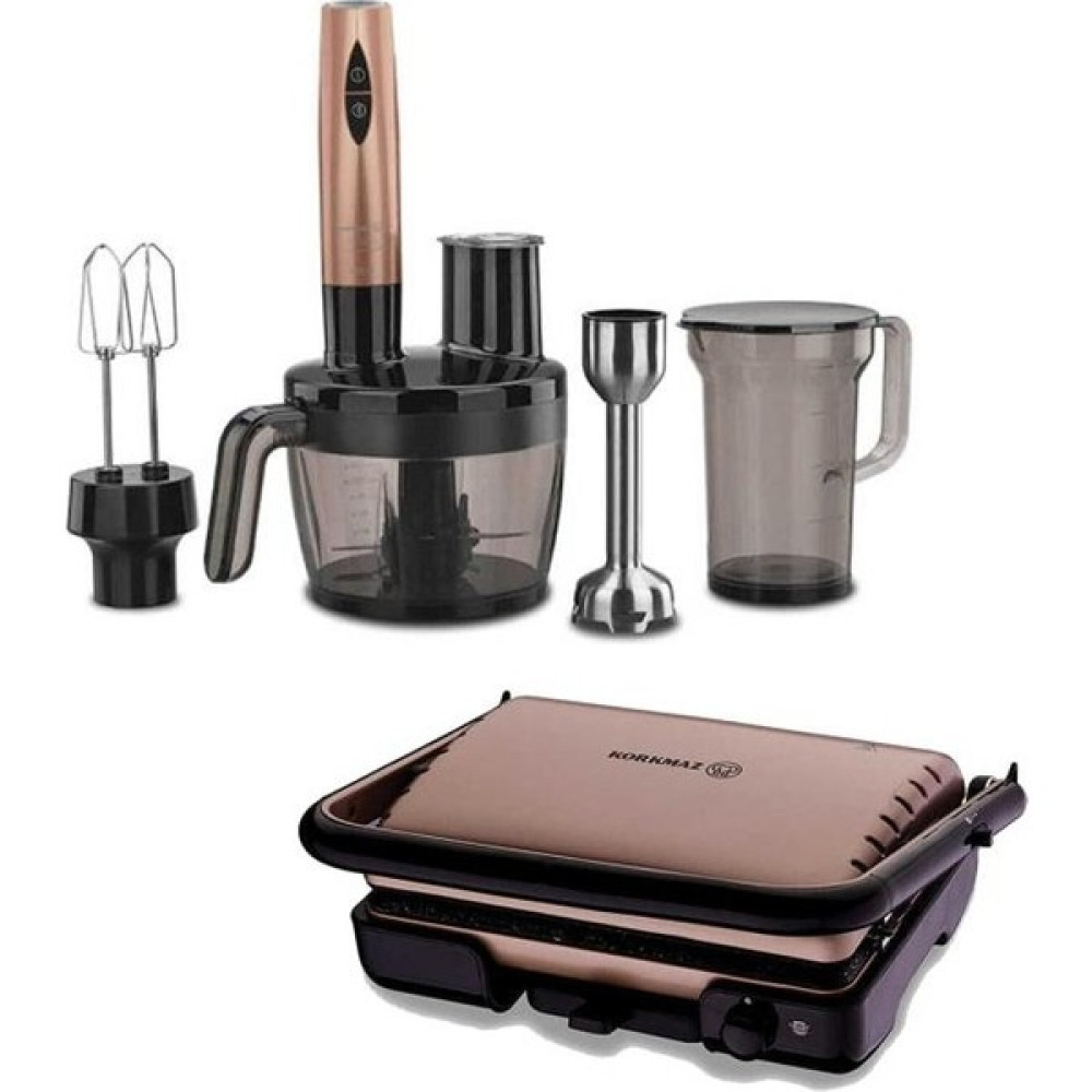 Korkmaz Tostella Tost Makinesi ve A455-02 Vertex Blender Seti Tost Makineleri Fiyatı