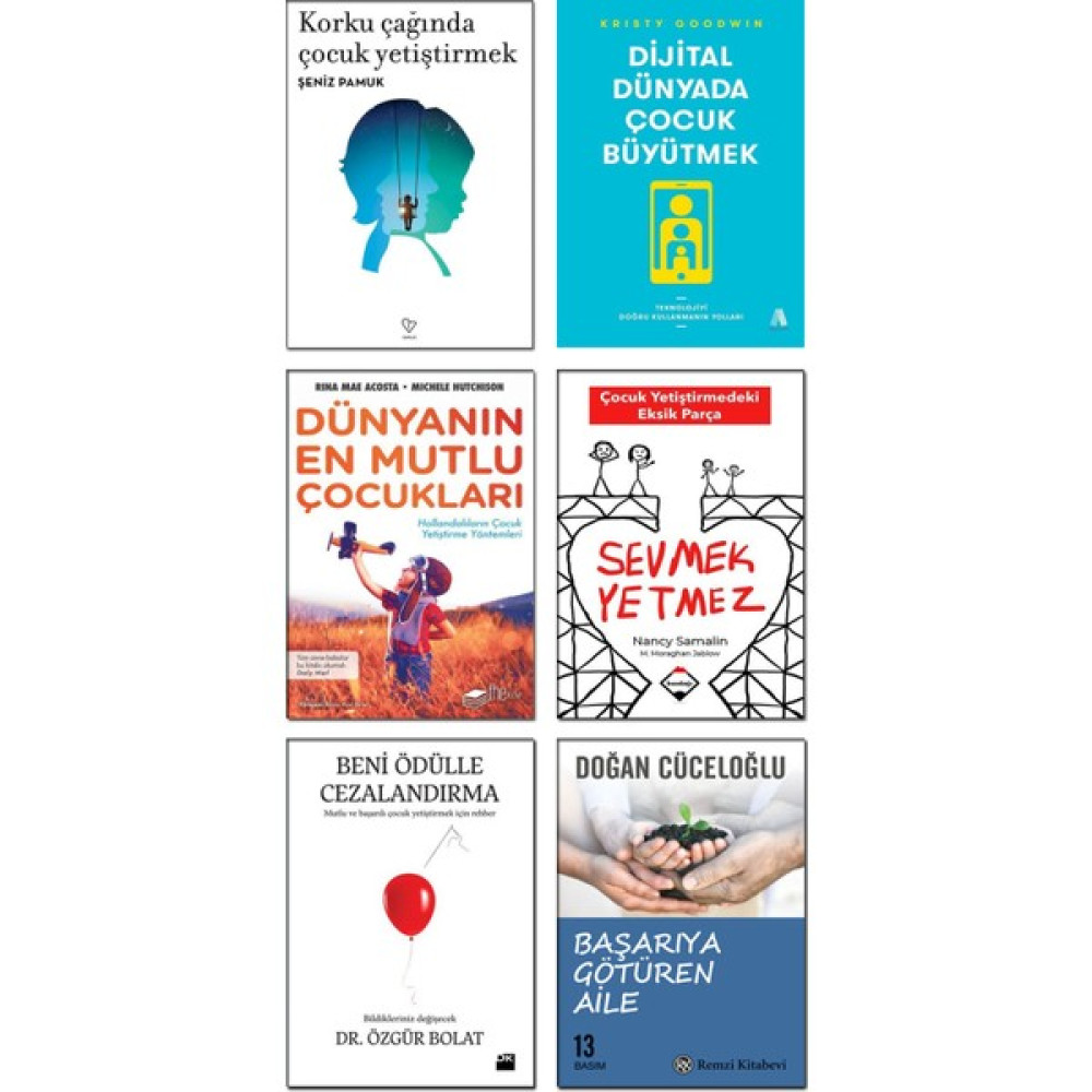 Korku Çağında Çocuk Yetiştirmek - Dijital Dünyada Çocuk Büyütmek - Dünyanın En Mutlu Çocukları - Sevmek Yetmez - Beni Ödülle Cezalandırma - Başarıy... Aile & Çocuk Bakımı Fiyatı