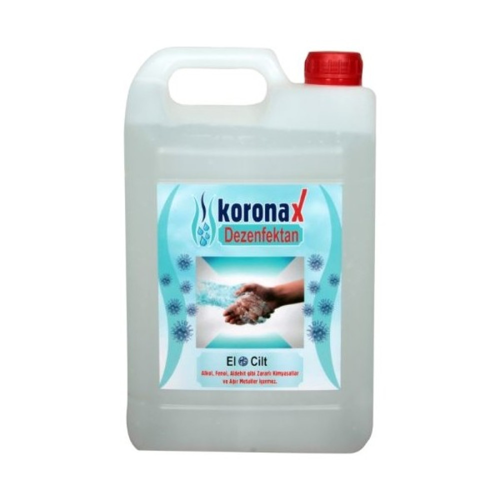 Koronax El ve Cilt Dezenfektanı 5 lt Hijyen ve Temizlik Fiyatı