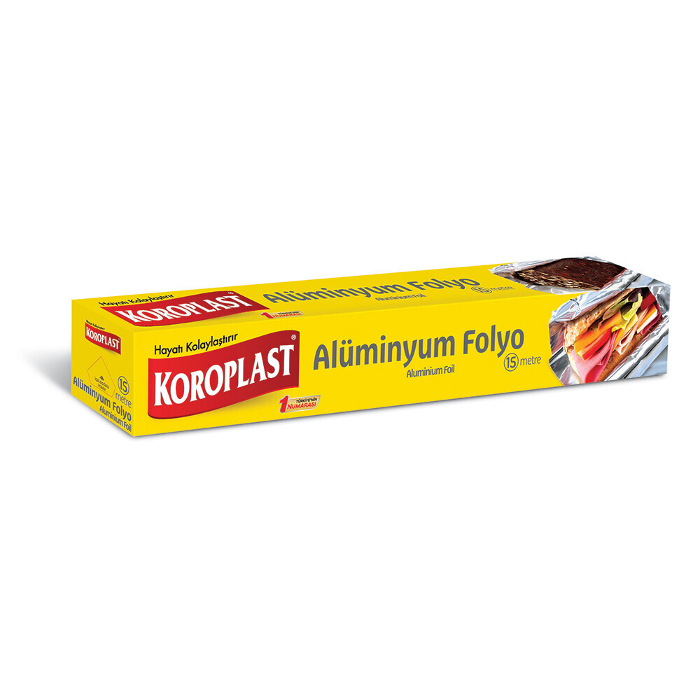 Koroplast Alüminyum Folyo 15 Metre Alüminyum Folyo Fiyatı