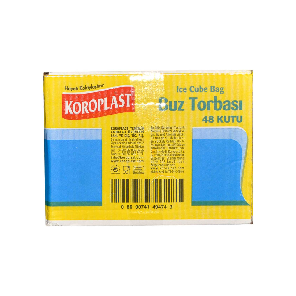 Koroplast Buz Torbası 196 Buz Küpü