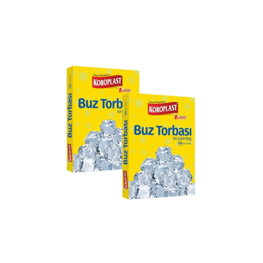 Koroplast Buz Torbası 196 Küp - 2li Buzdolabı Poşeti Fiyatı