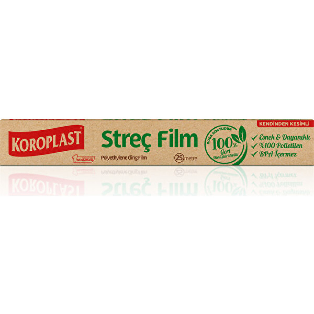 Koroplast Doğal Streç Film 25m Streç Film Fiyatı